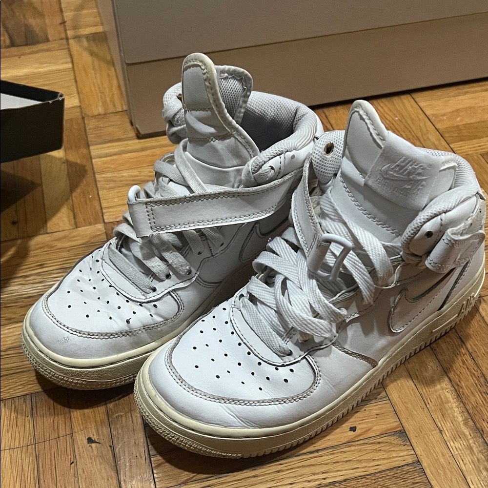 Nike White Mid-Top Sneakers